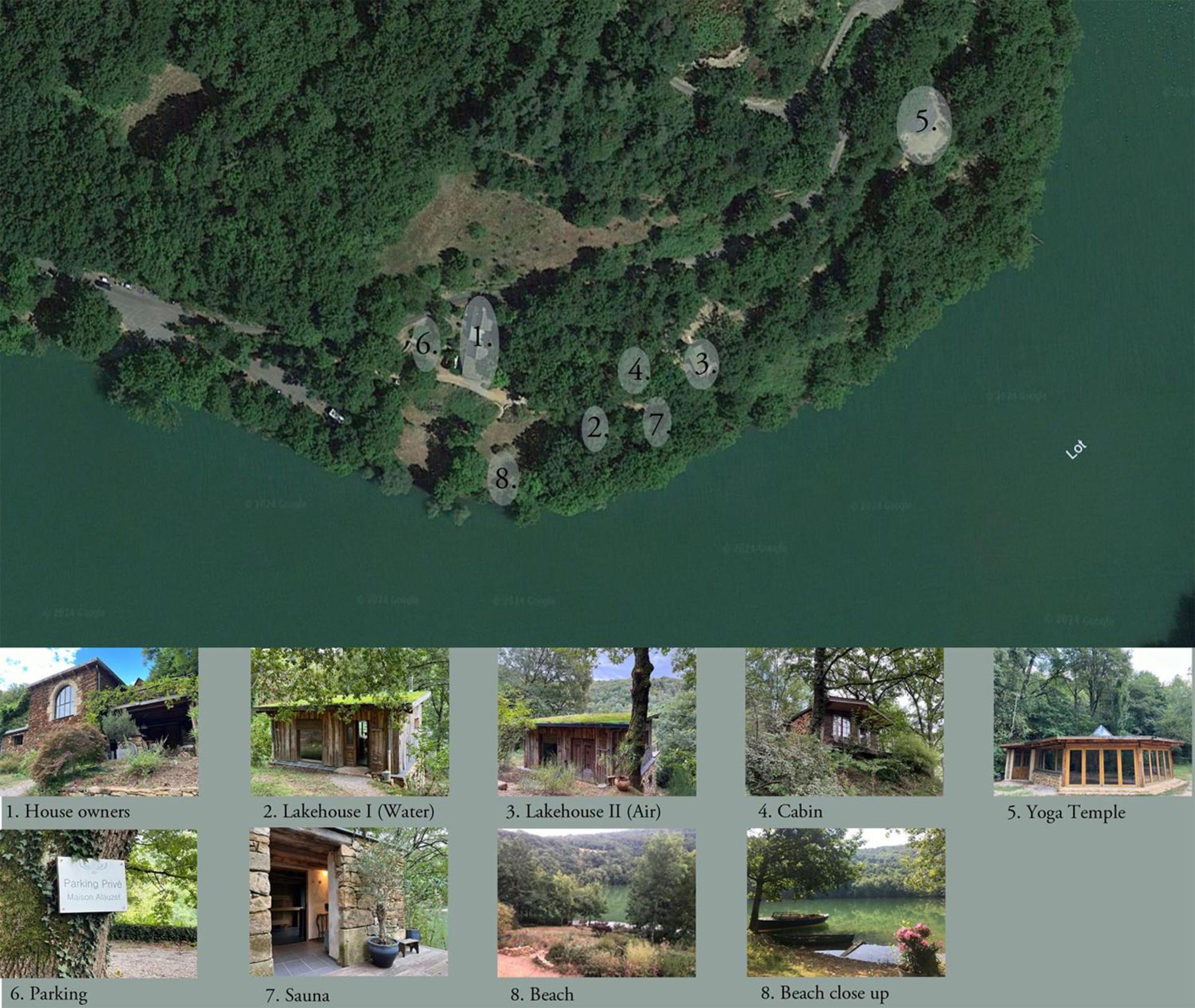 Castelnau-de-Mandailles Lake House I // Alauzet Ecolodge + Nature Spa מראה חיצוני תמונה